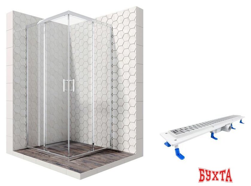 Душевой уголок Ambassador Set 14011103-ST16