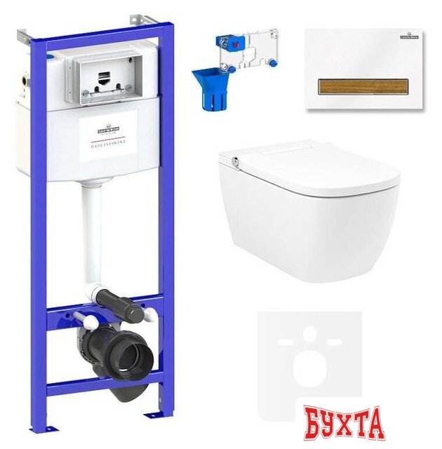 Унитаз подвесной Lavinia Boho Smart V-Clean 7 в 1 87561134