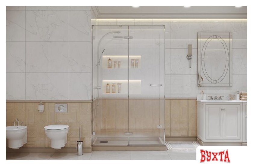 Душевой уголок Ambassador Set 10011104L-ST2 3