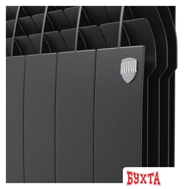 Алюминиевый радиатор Royal Thermo Biliner Alum 500 Noir Sable (10 секций) 4