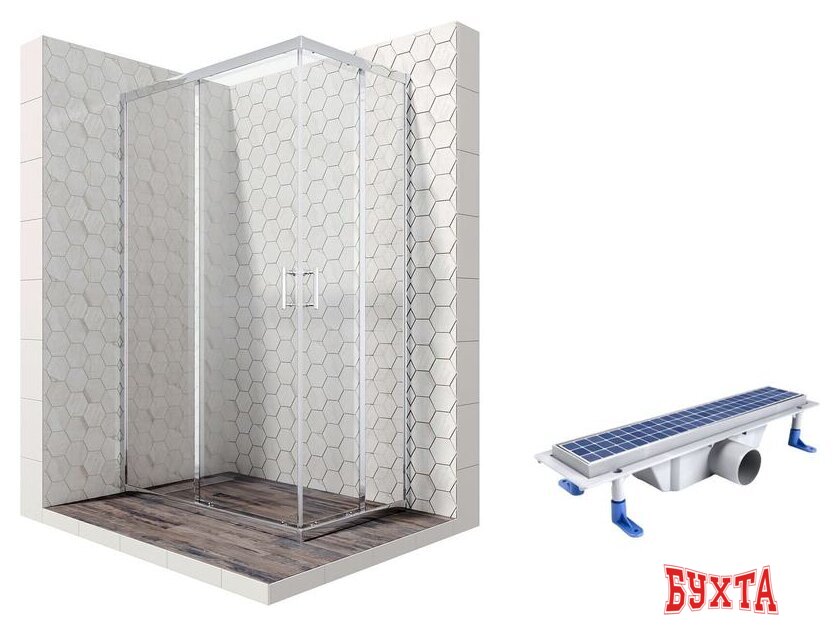 Душевой уголок Ambassador Set 14011101-ST1 1