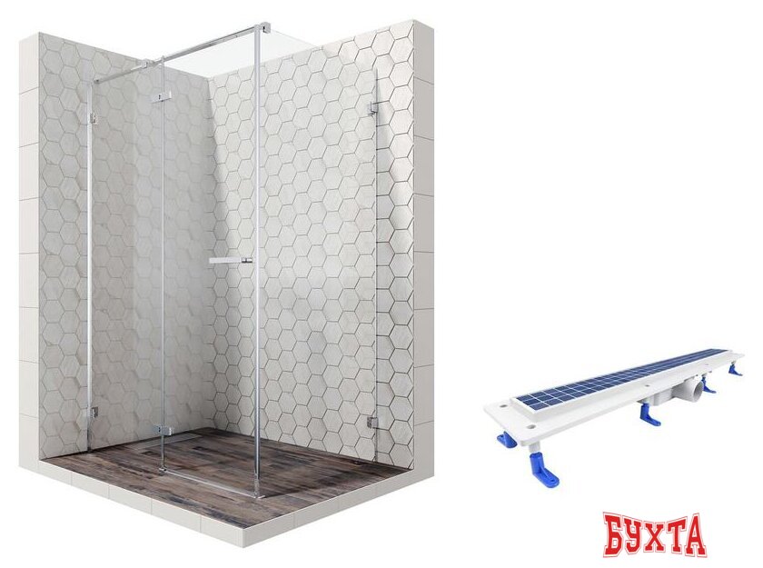 Душевой уголок Ambassador Set 10011103L-ST1