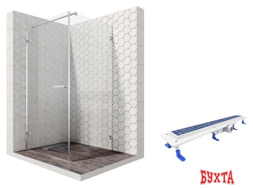 Душевой уголок Ambassador Set 10011102L-ST4