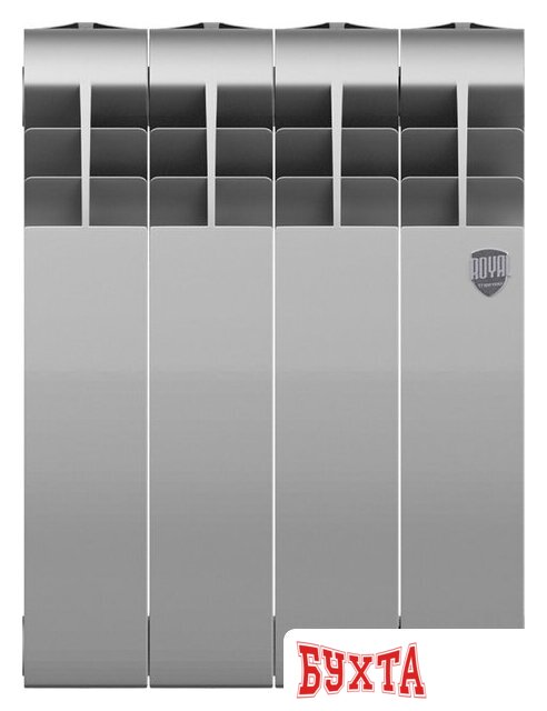 Биметаллический радиатор Royal Thermo Biliner B 350 Серебристый - 4 секций 2