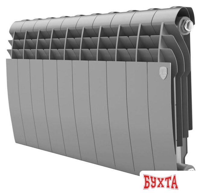 Биметаллический радиатор Royal Thermo Biliner B 350 Серебристый - 10 секций 1