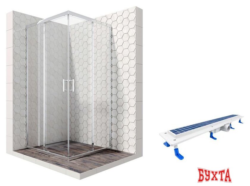 Душевой уголок Ambassador Set 14011103-ST9