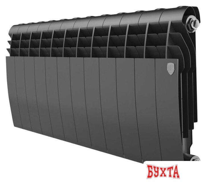 Биметаллический радиатор Royal Thermo Biliner B 350 Черный - 12 секций 1
