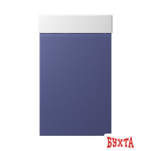 Мебель для ванных комнат Wellsee Тумба под умывальник 2 в 1 WC Area 221804001 (тумба/матовый синий, раковина/глянцевый белый, без ножек) 2