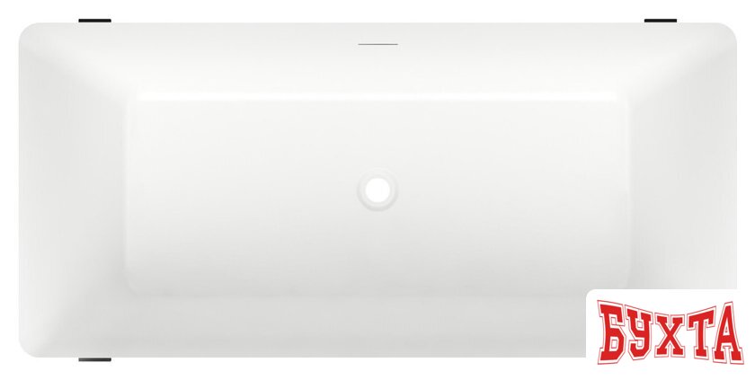 Ванна Wellsee FR.Euphoria 166x77,5 230101001 (отдельностоящая ванна белый глянец, экран, ножки матовый черный) 4