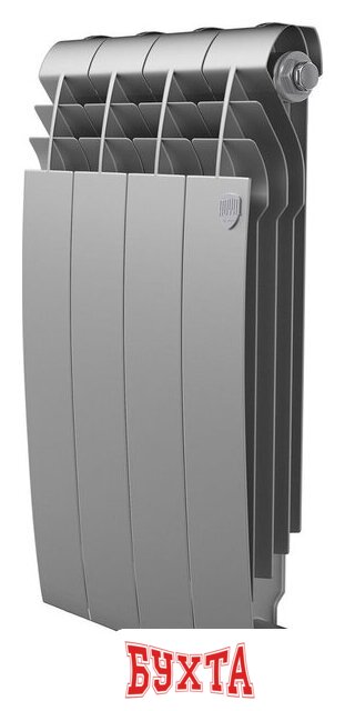 Биметаллический радиатор Royal Thermo Biliner B 500 Серебристый - 4 секций