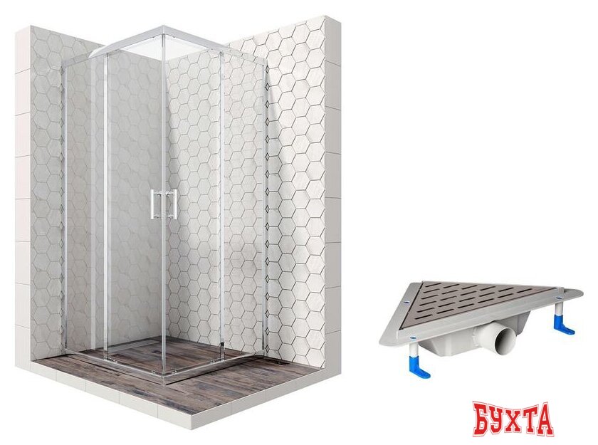 Душевой уголок Ambassador Set 14011103-ST18 1