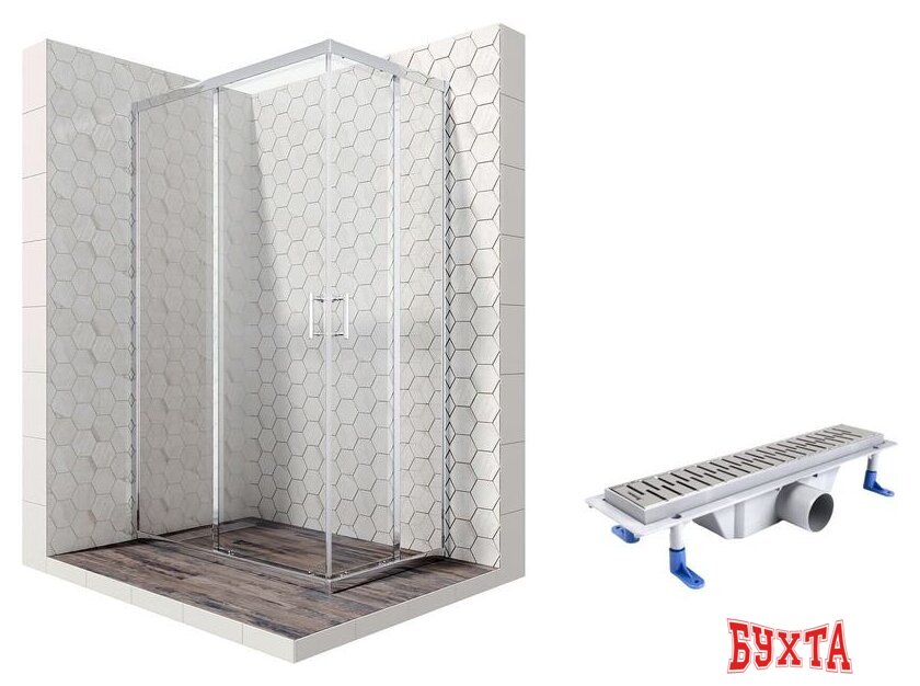 Душевой уголок Ambassador Set 14011101-ST2