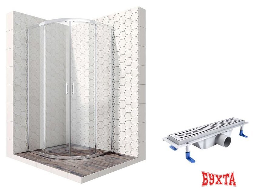 Душевой уголок Ambassador Set 14011104-ST3 1