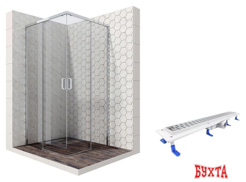 Душевой уголок Ambassador Set 11011104-ST2