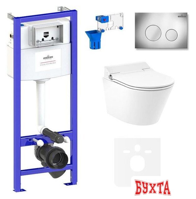 Унитаз подвесной Lavinia Boho Smart V-Clean 7 в 1 87561180 1