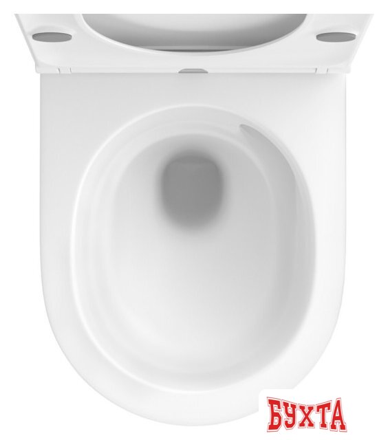 Унитаз подвесной Wellsee eclatant RimFree 182615001 (чаша, пневмокрышка, глянцевый белый) 3