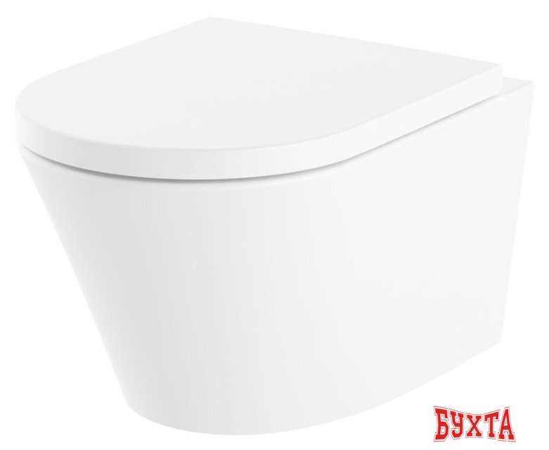 Унитаз подвесной Lavinia Boho Biore Rimless 21010006 (чаша, пневмокрышка, шум-я) 2