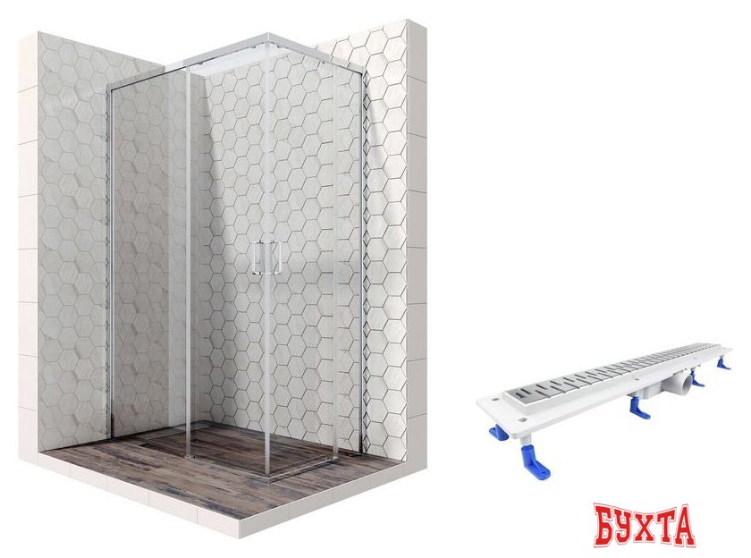 Душевой уголок Ambassador Set 11011106L-ST2