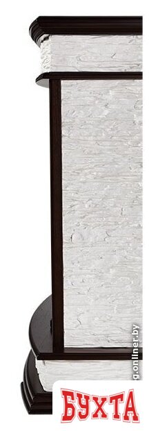 Портал Firelight Scala Classic (камень сланец скалистый белый/шпон темный дуб) 3