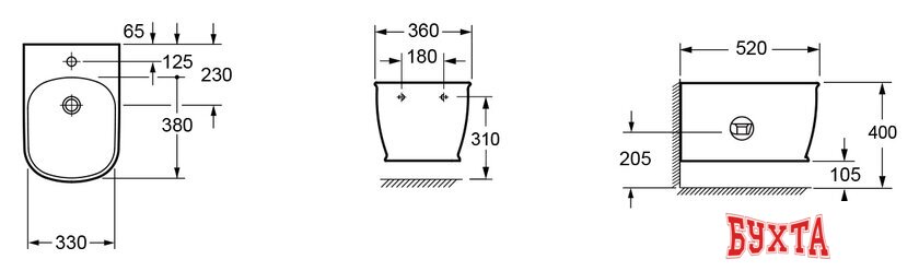 Биде Lavinia Boho Bell Pro [33010050] 5