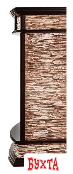 Портал Firelight Scala Classic (камень сланец скалистый бурый/шпон темный дуб) 3