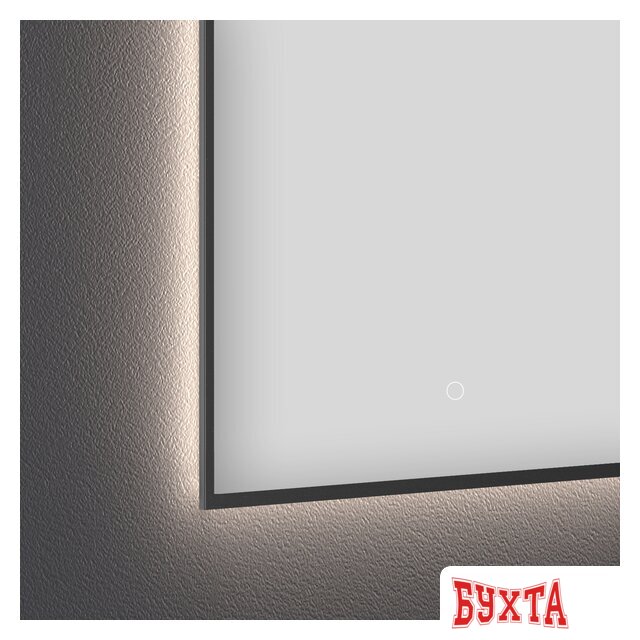 Мебель для ванных комнат Wellsee Зеркало с фоновой LED-подсветкой 7 Rays' Spectrum 172200380, 75 х 75 см (с сенсором и регулировкой яркости освещения) 2