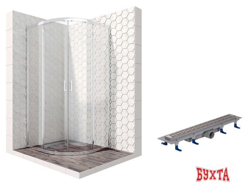 Душевой уголок Ambassador Set 14011104-ST7 1