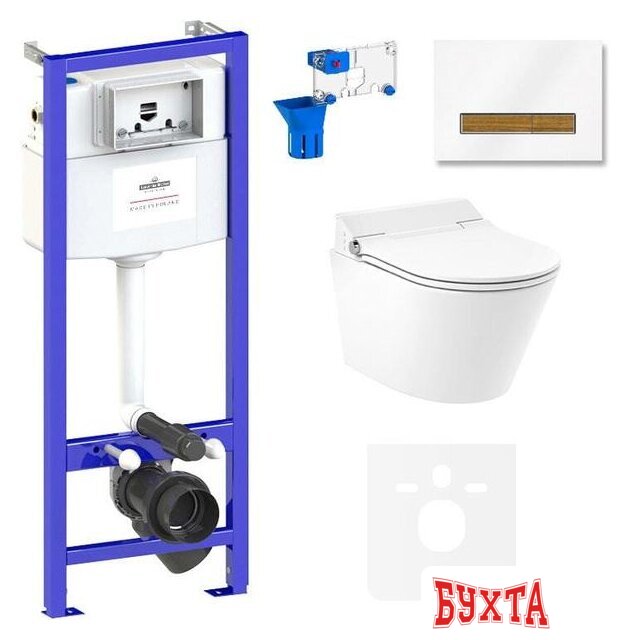 Унитаз подвесной Lavinia Boho Smart V-Clean 7 в 1 87561195