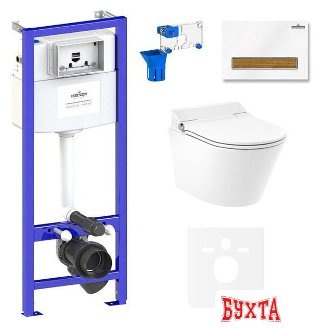 Унитаз подвесной Lavinia Boho Smart V-Clean 7 в 1 87561192