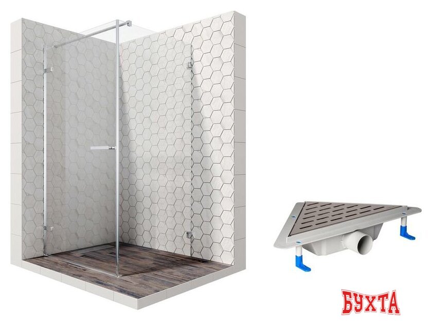 Душевой уголок Ambassador Set 10011101L-ST8