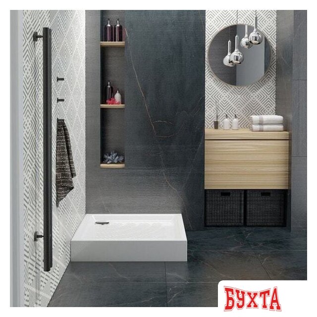 Душевой поддон Lavinia Boho Rock 37074900 90х90 5