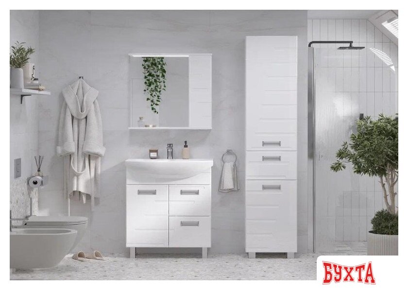 Мебель для ванных комнат Volna Шкаф-пенал Joli 40 (напольный) 5