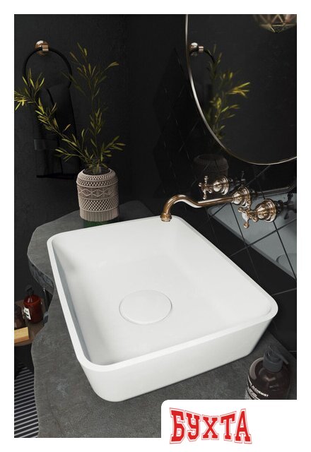 Умывальник Lavandi Palermo Прямоугольный 58x40 3