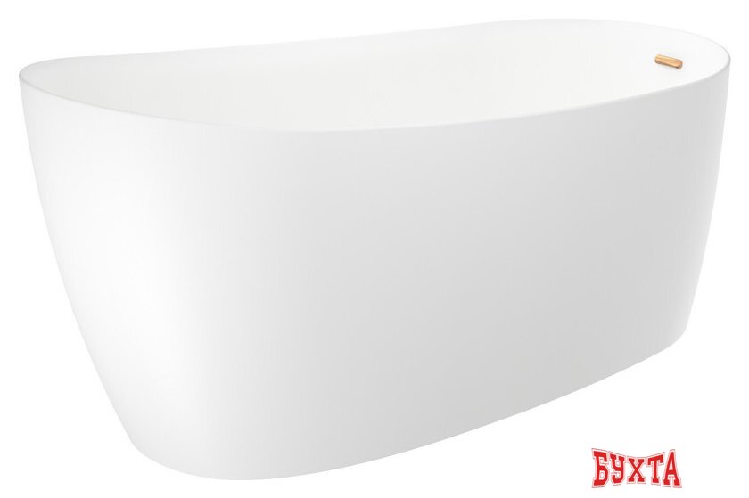 Ванна Wellsee Paradise Story 170x76,5 236601004 (отдельностоящая ванна белый глянец, экран, ножки, сифон-автомат золото) 2