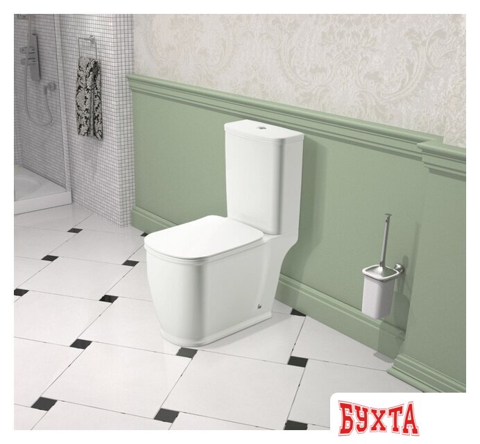 Унитаз напольный Lavinia Boho Bell Pro 3301001N (бачок, чаша, пневмокрышка) 2