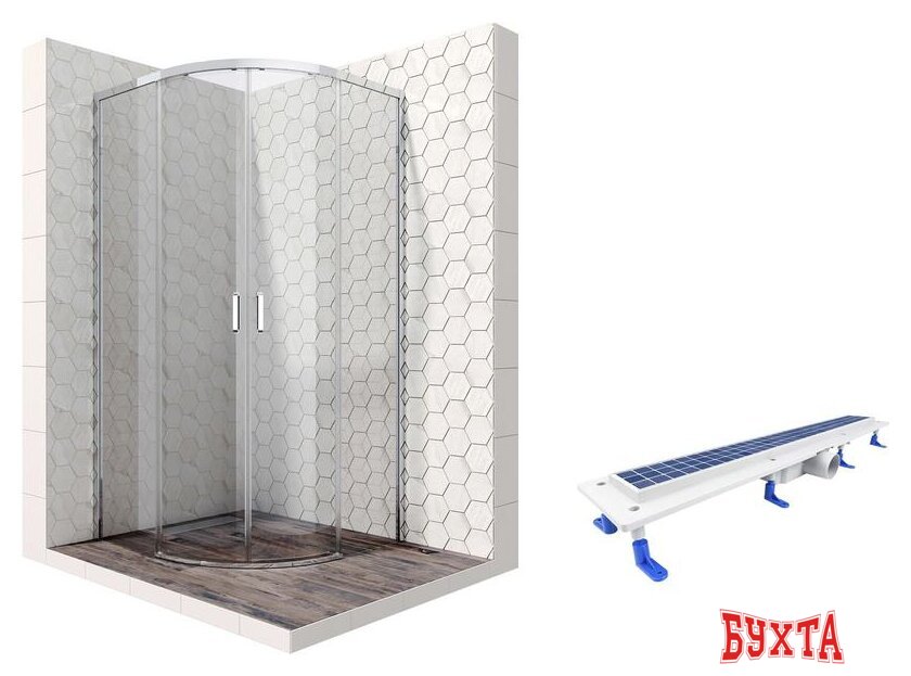 Душевой уголок Ambassador Set 11011102-ST1 1