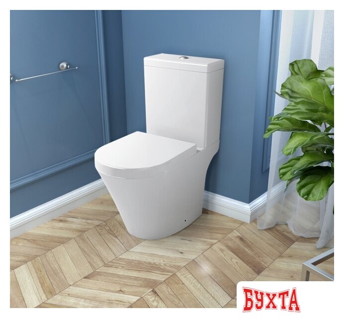 Унитаз напольный Lavinia Boho Biore 33040010 (бачок, чаша, пневмокрышка) 5