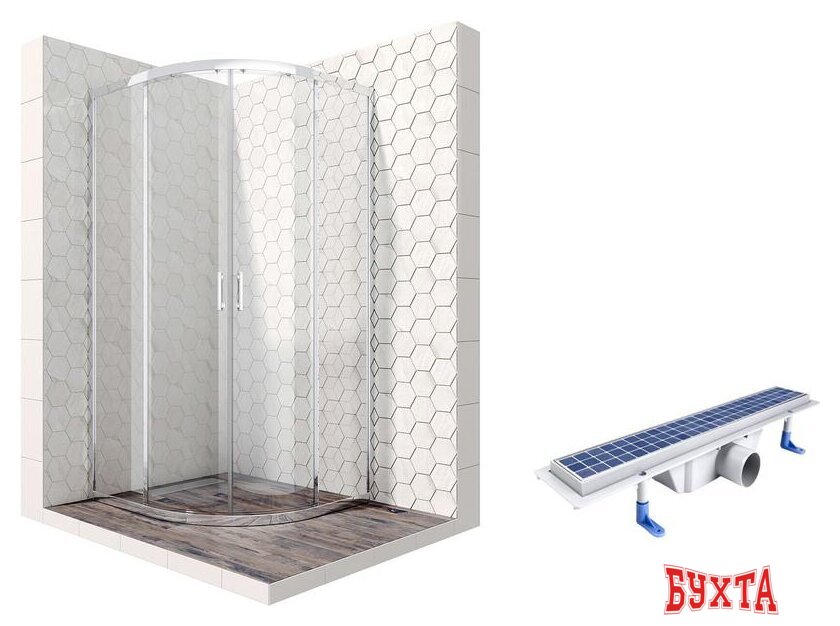 Душевой уголок Ambassador Set 14011104-ST4