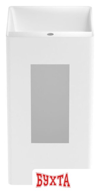 Умывальник Wellsee Pure BY Wellsee 230715000 (отдельностоящий, с отверстием под смеситель, матовый белый) 3