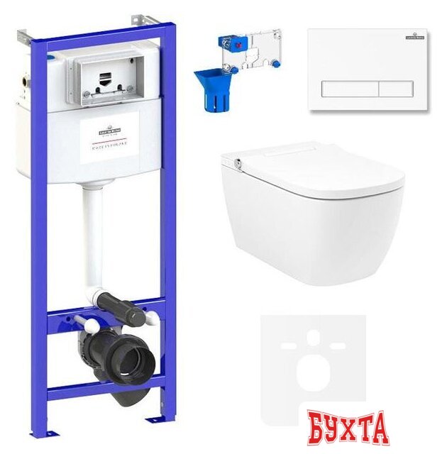 Унитаз подвесной Lavinia Boho Smart V-Clean 7 в 1 87561117