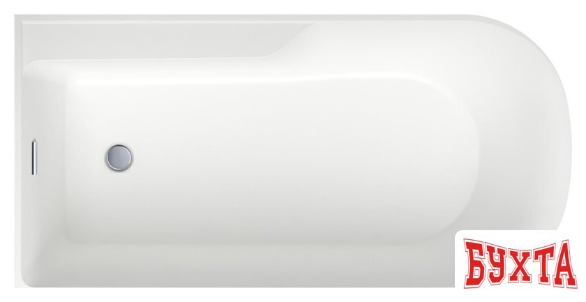 Ванна Wellsee Camellia 2.0 167x82 236201001 (отдельностоящая ванна (левая) белый глянец, экран, ножки, сифон-автомат хром) 4