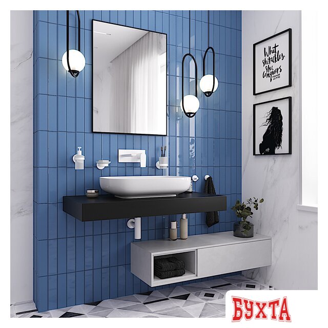 Мебель для ванных комнат Wellsee Зеркало 7 Rays' Spectrum 172200700, 70 х 100 см 5