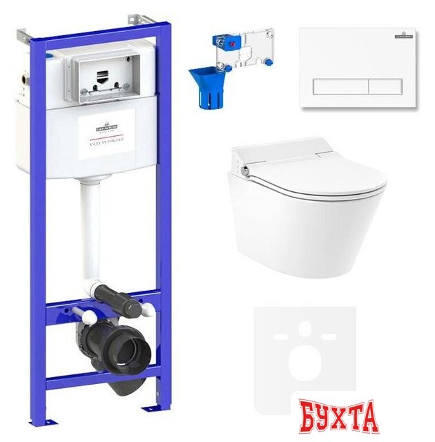 Унитаз подвесной Lavinia Boho Smart V-Clean 7 в 1 87561175