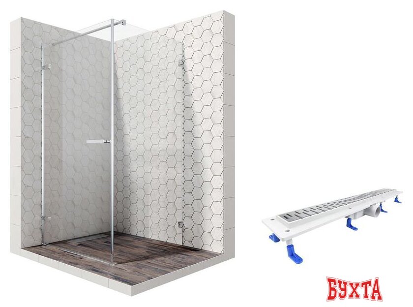 Душевой уголок Ambassador Set 10011101L-ST2