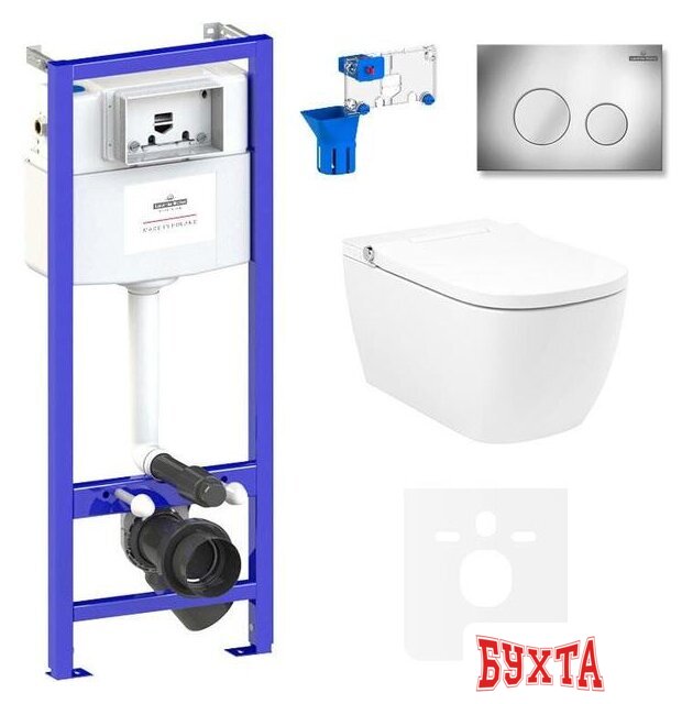 Унитаз подвесной Lavinia Boho Smart V-Clean 7 в 1 87561122