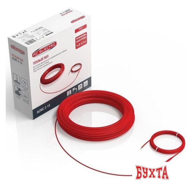 Нагревательный кабель AC Electric ACMC 2-18-1700 3