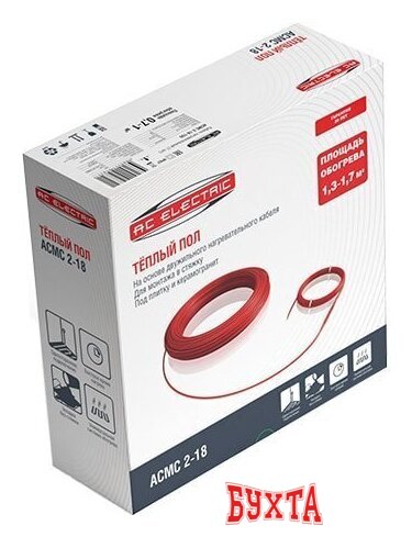 Нагревательный кабель AC Electric ACMC 2-18-2000 1
