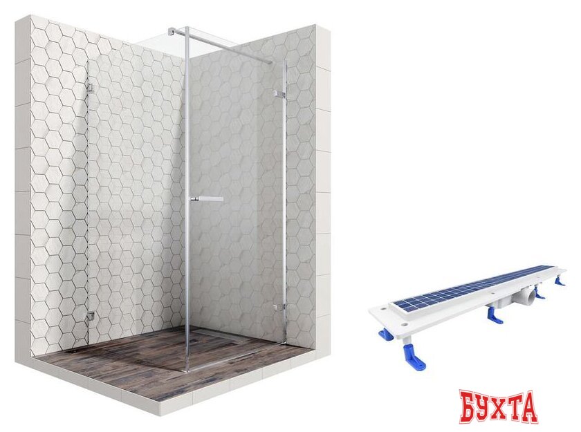 Душевой уголок Ambassador Set 10011101R-ST1 1