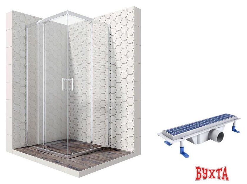 Душевой уголок Ambassador Set 14011102-ST1 1