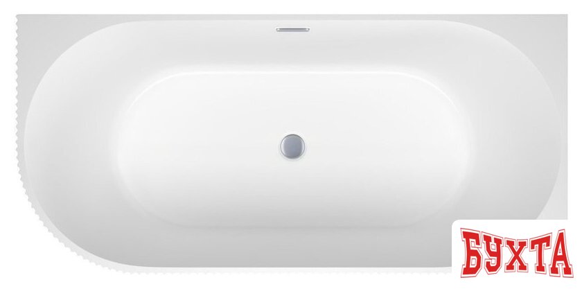 Ванна Wellsee Festive Fox 170x80 28730601R (пристенная ванна (правая) белый глянец, экран, ножки, сифон-автомат хром) 4